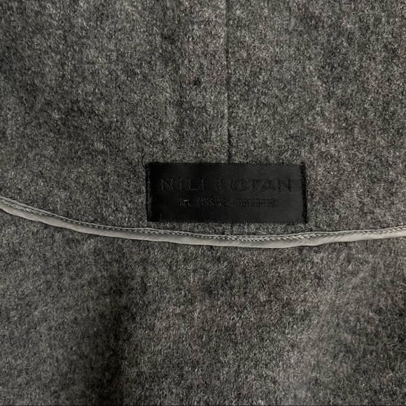 Nili Lotan Oversized Boyfriend Wool Coat - Picture 3 of 5